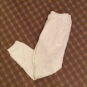 Grey Nike sweatpants joggers
